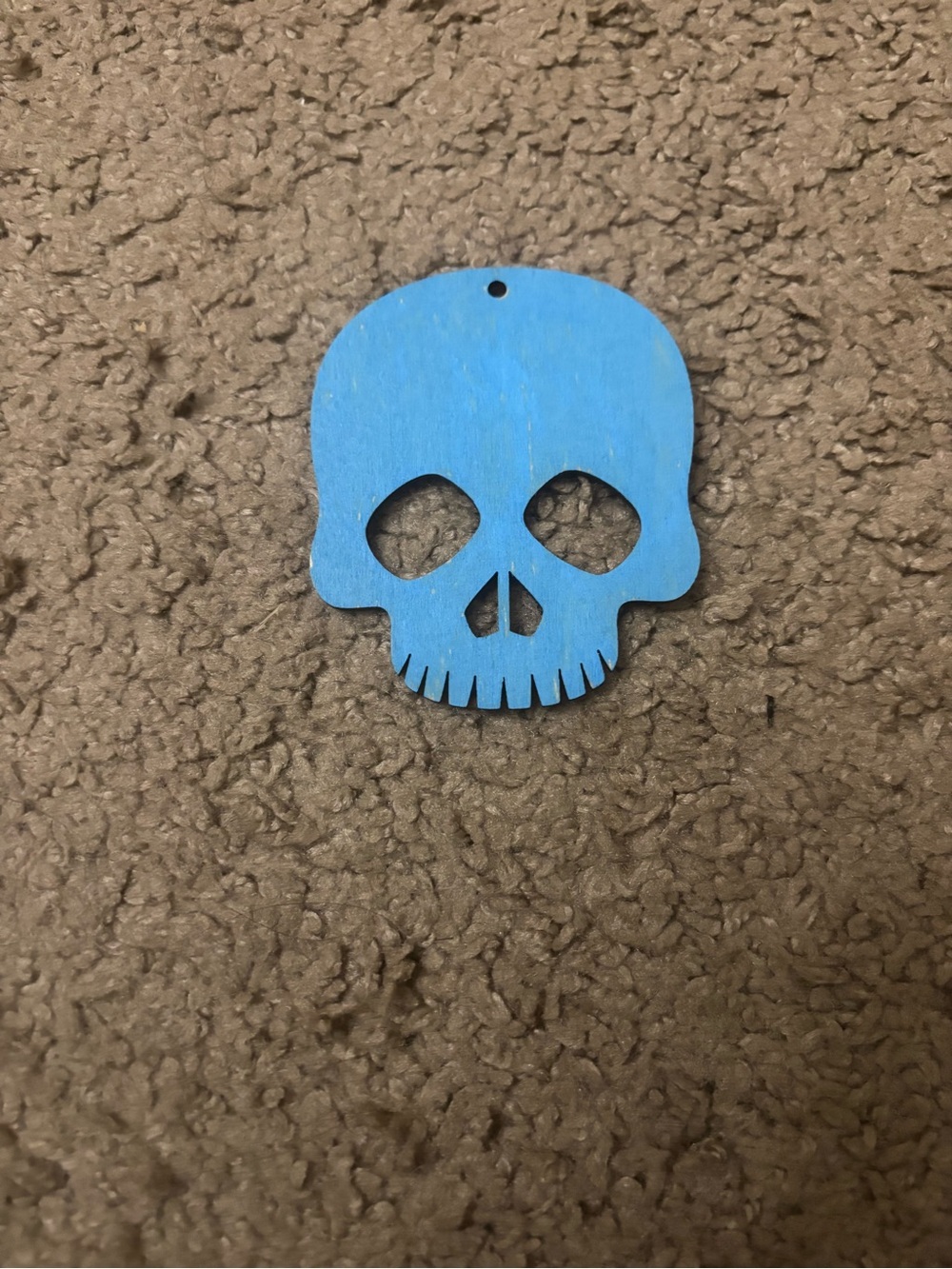 Blue Skull Party Hanging Decoration - Unbranded